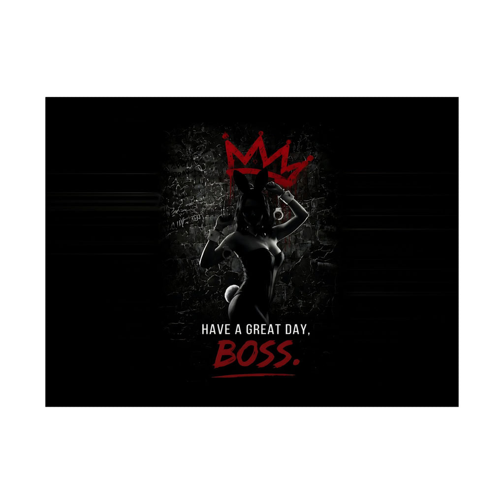 Great Day, Boss - Dark Humor Wall Art | Matte Poster (Landscape)