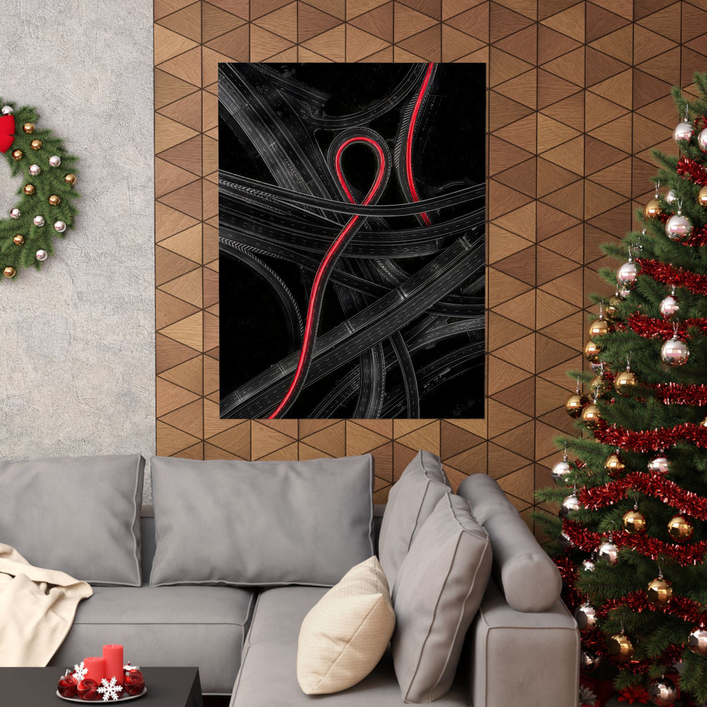 The Route - Car Wall Art | Matte Poster