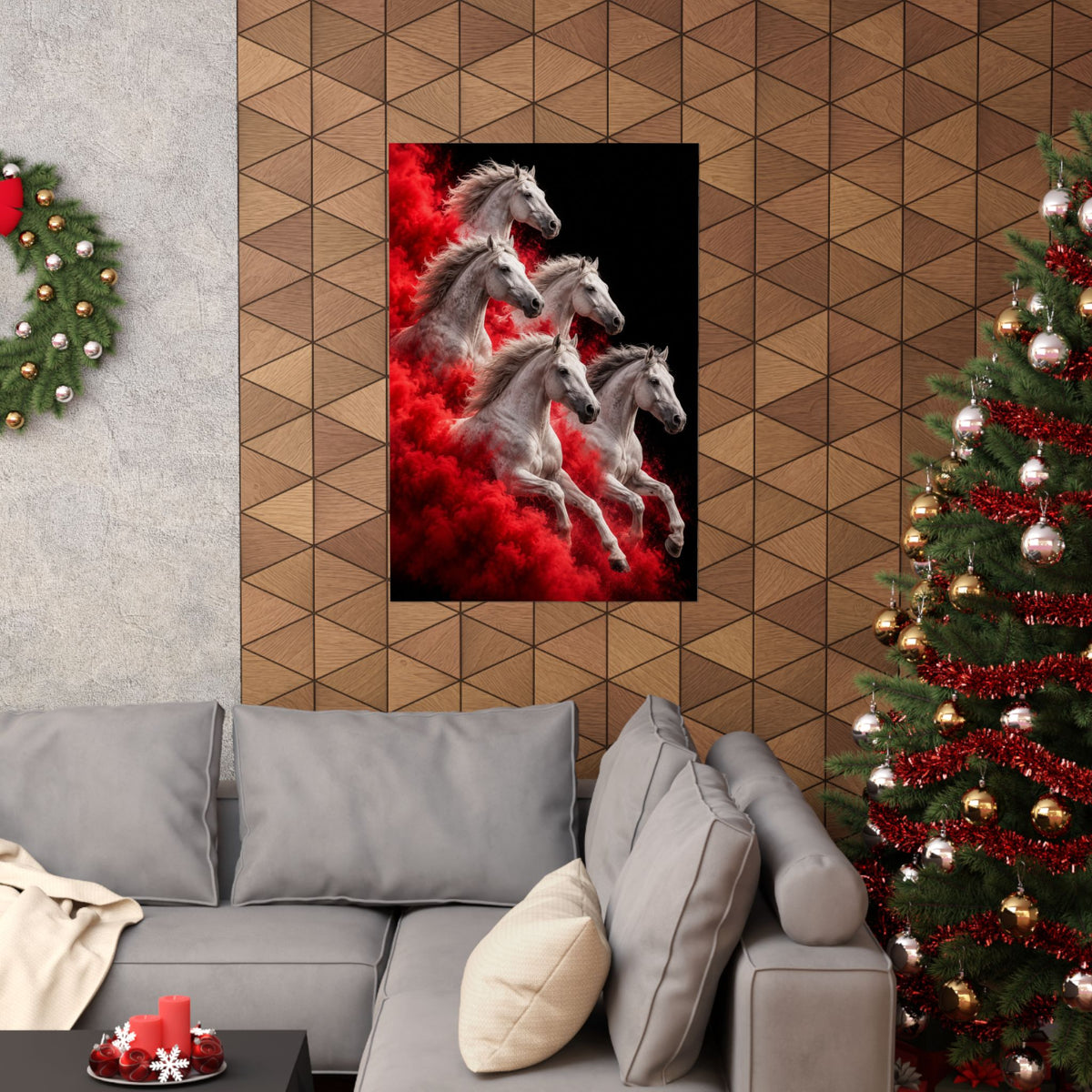 Stampede - Horse Wall Art | Matte Poster