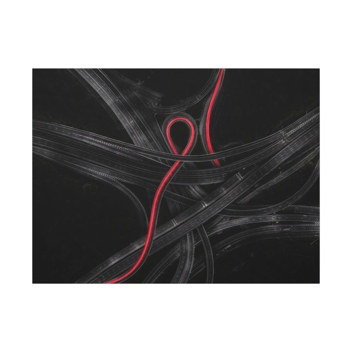 The Route - Car Wall Art | Canvas (Landscape)