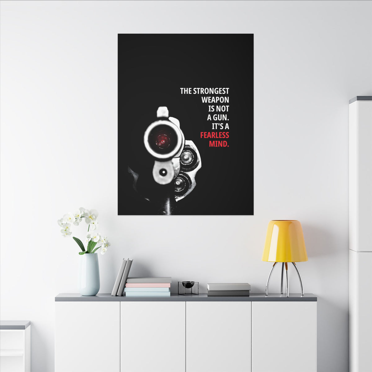 A Fearless Mind - Mindset Wall Art | Canvas