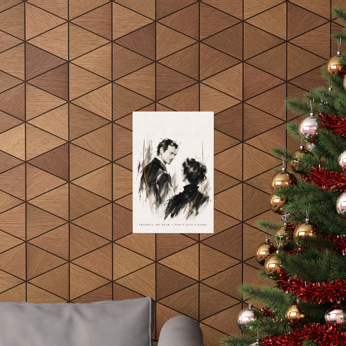 Frankly My Dear - Romantic Noir Wall Art | Matte Poster