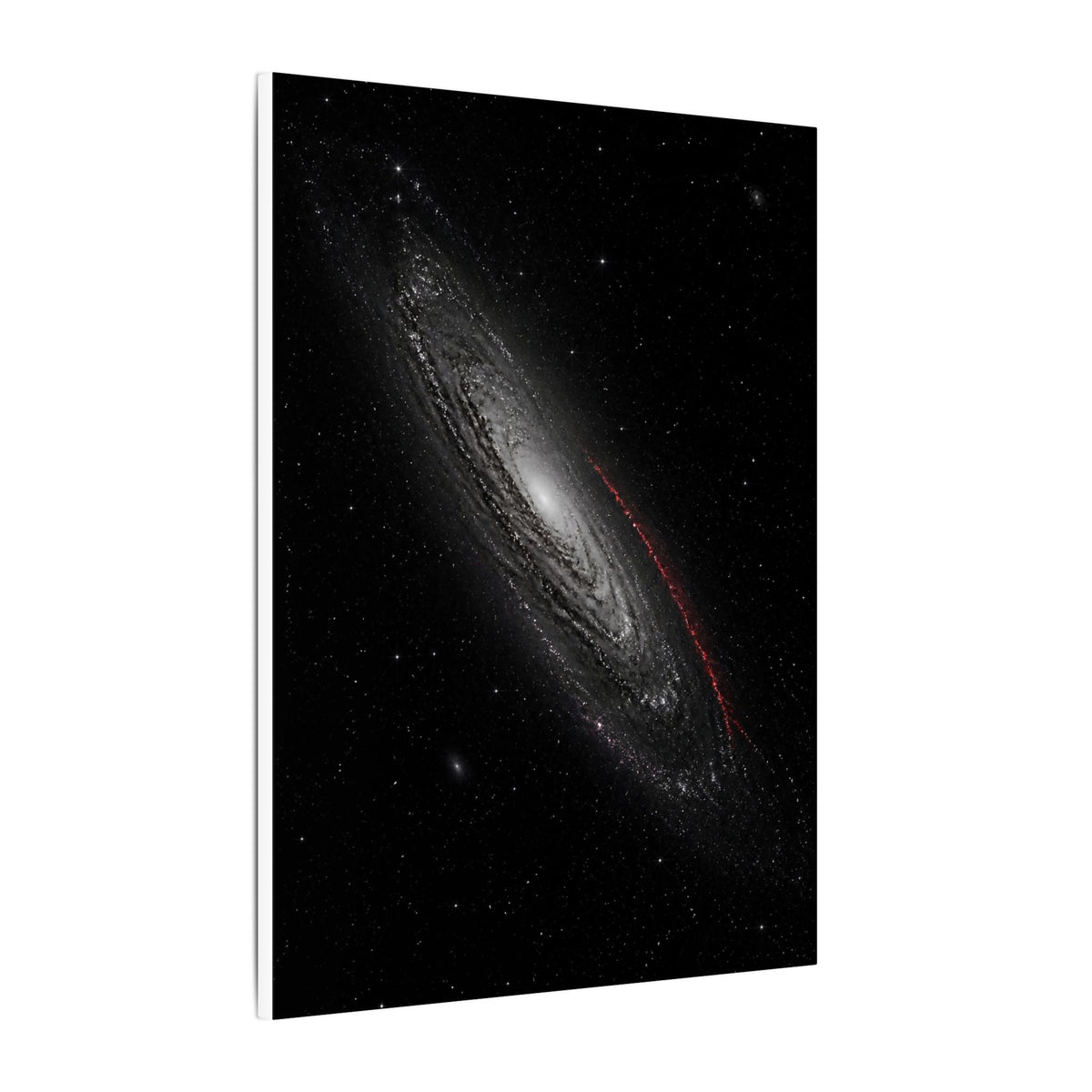 Crimson Orbit - Space Wall Art | Canvas