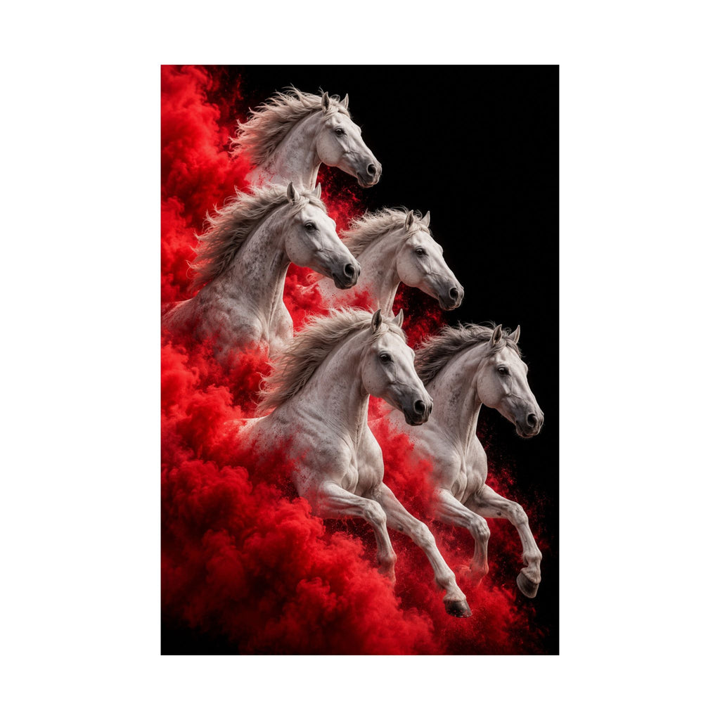 Stampede - Horse Wall Art | Matte Poster
