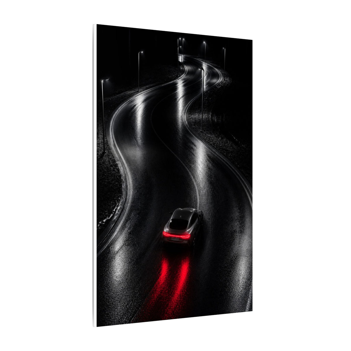 The Racing Line - Night Driving Wall Art | Canvas