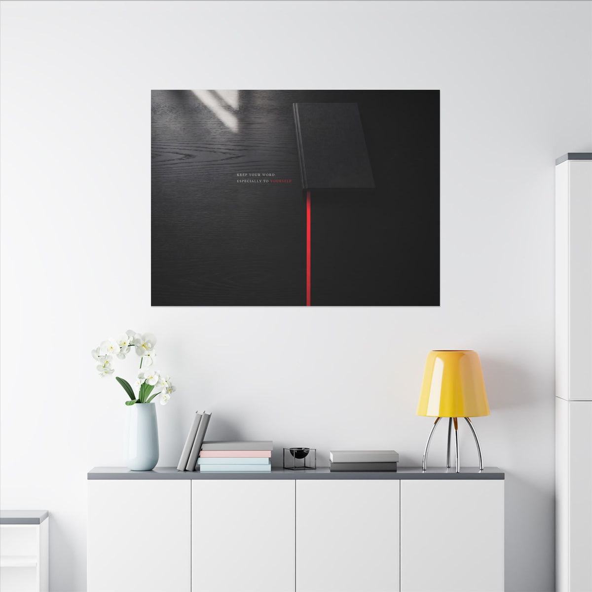 Keep Your Word - Quote Wall Art | Canvas (Landscape)
