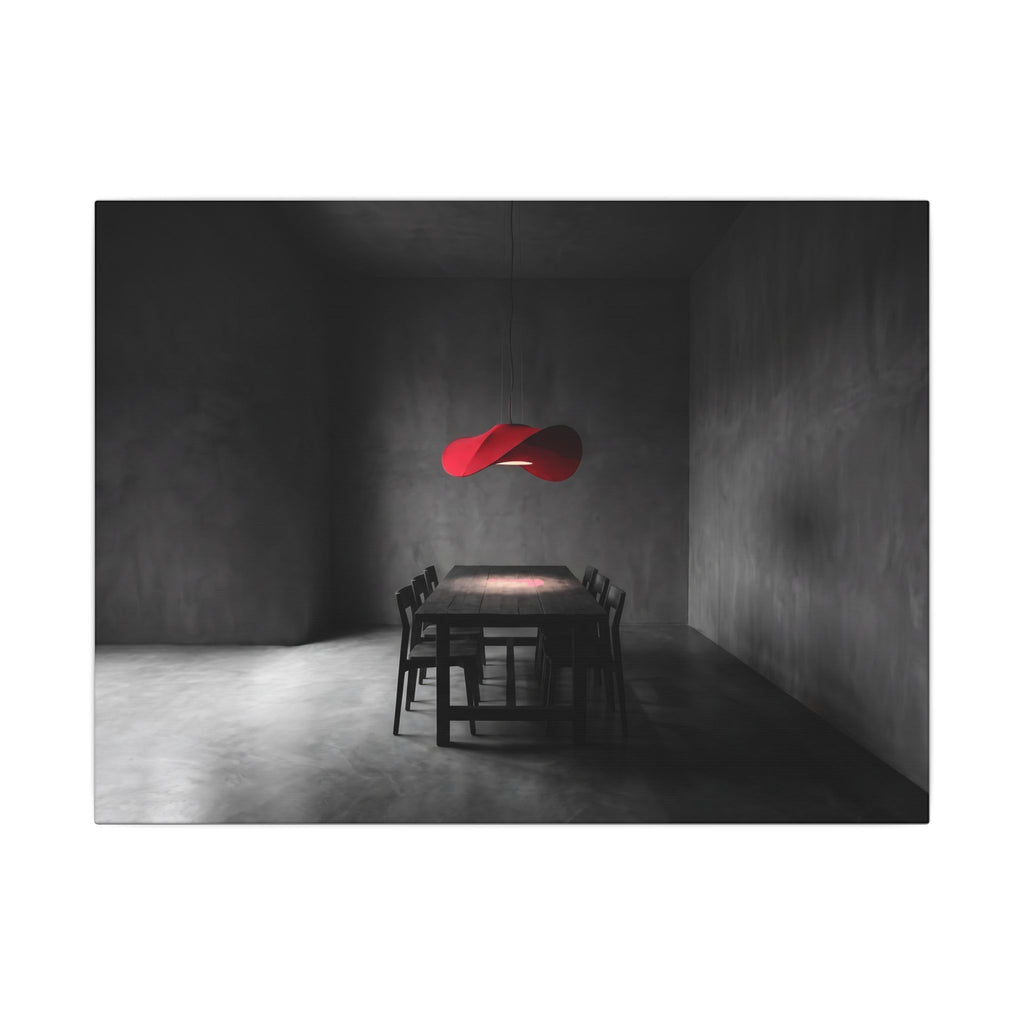 The Light Over the Table - Dining Room Wall Art | Canvas (Landscape)