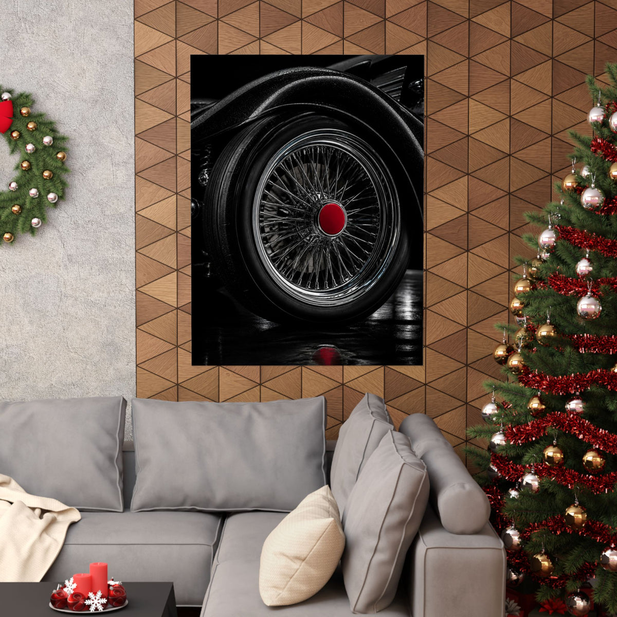 Spoke and Steel - Classic Car Wall Art | Matte Poster