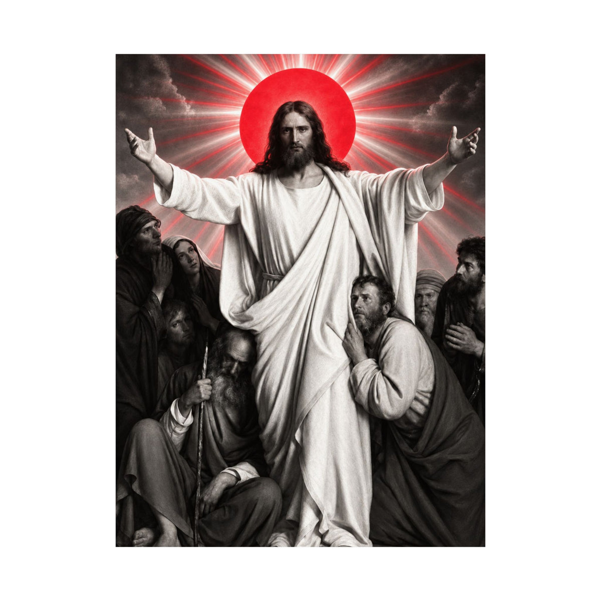 Christ and the Disciples - Christian Wall Art | Matte Poster