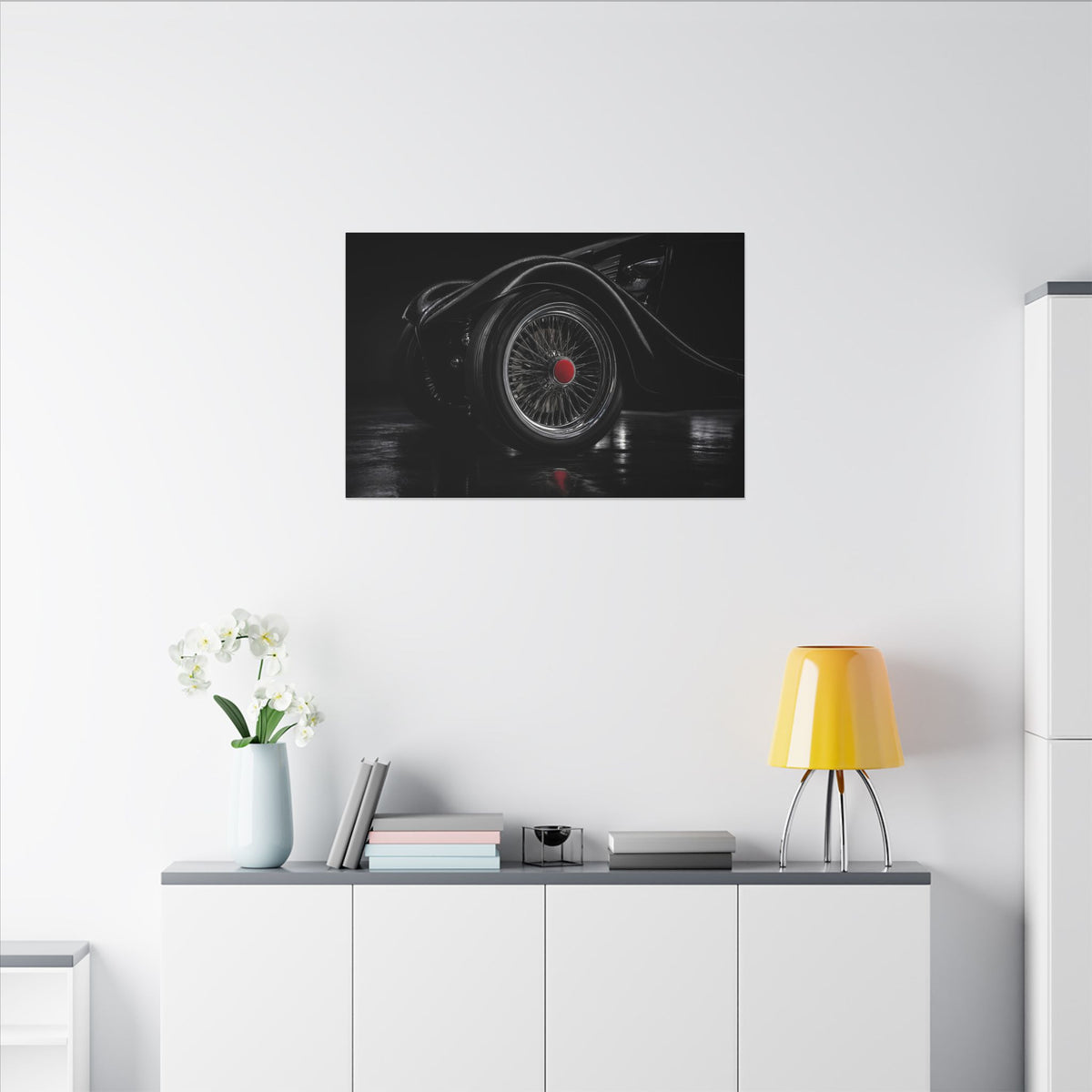 Spoke and Steel - Classic Car Wall Art | Canvas (Landscape)