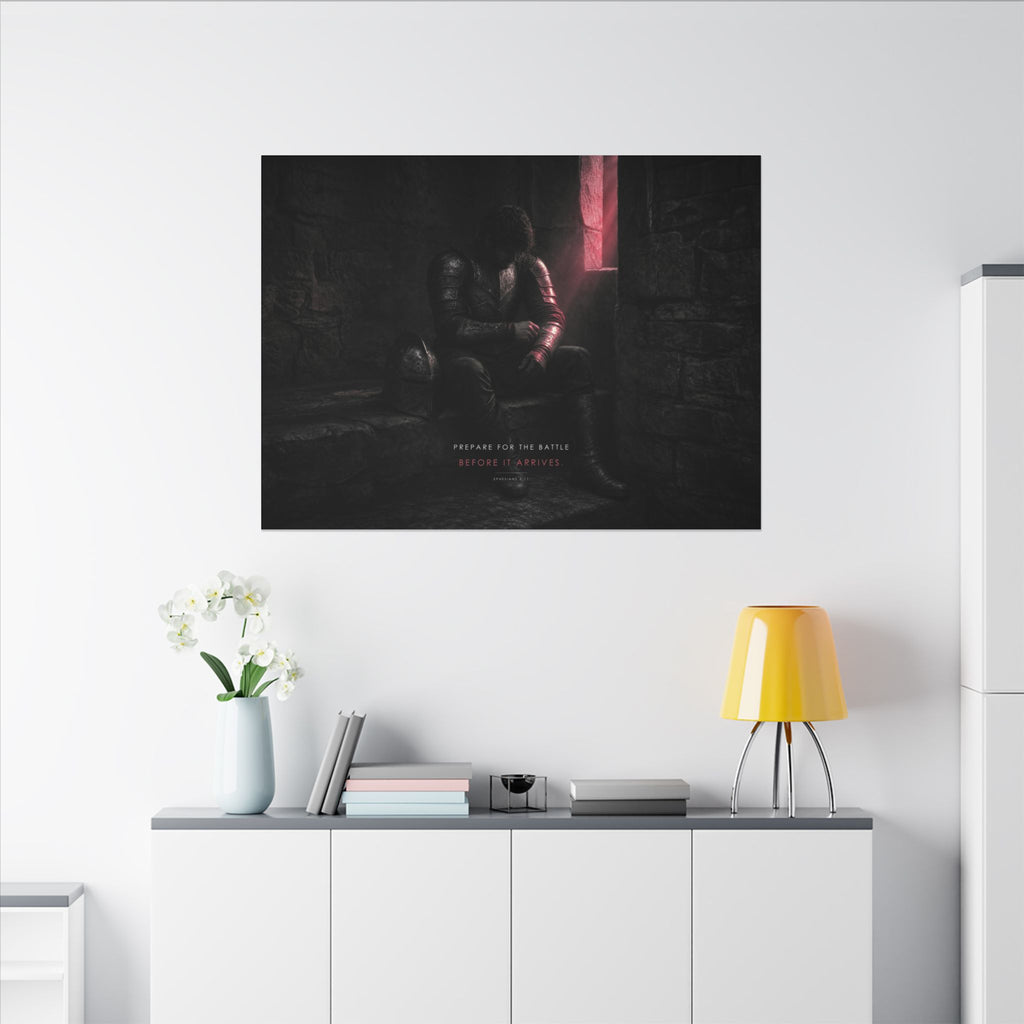 Before the Battle - Armor of God Wall Art | Canvas (Landscape)