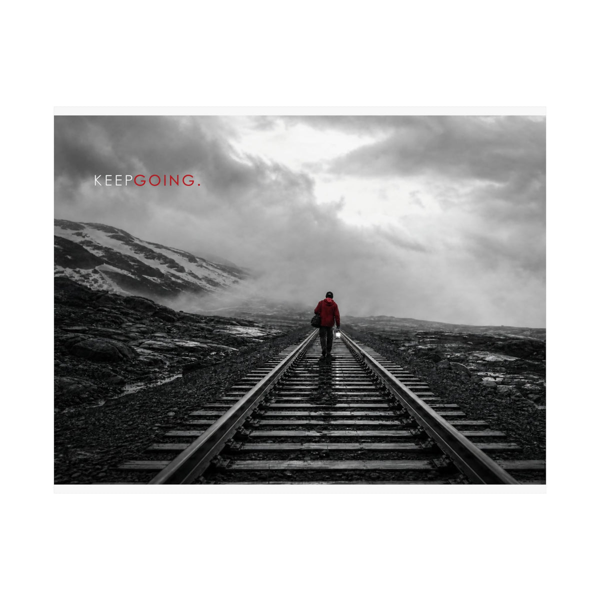 Keep Going - Motivational Posters | Matte Poster (Landscape)