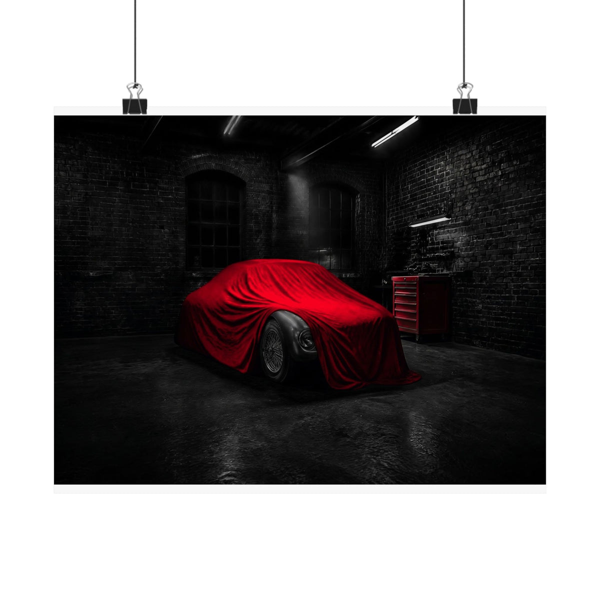 The Project - Car Cover Wall Art | Matte Poster (Landscape)