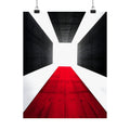 The Red Facade - Red Wall Decor | Matte Poster