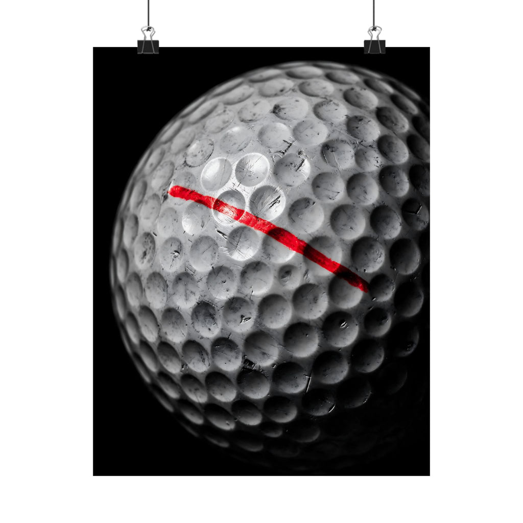 Still in Play - Golf Artwork | Matte Poster