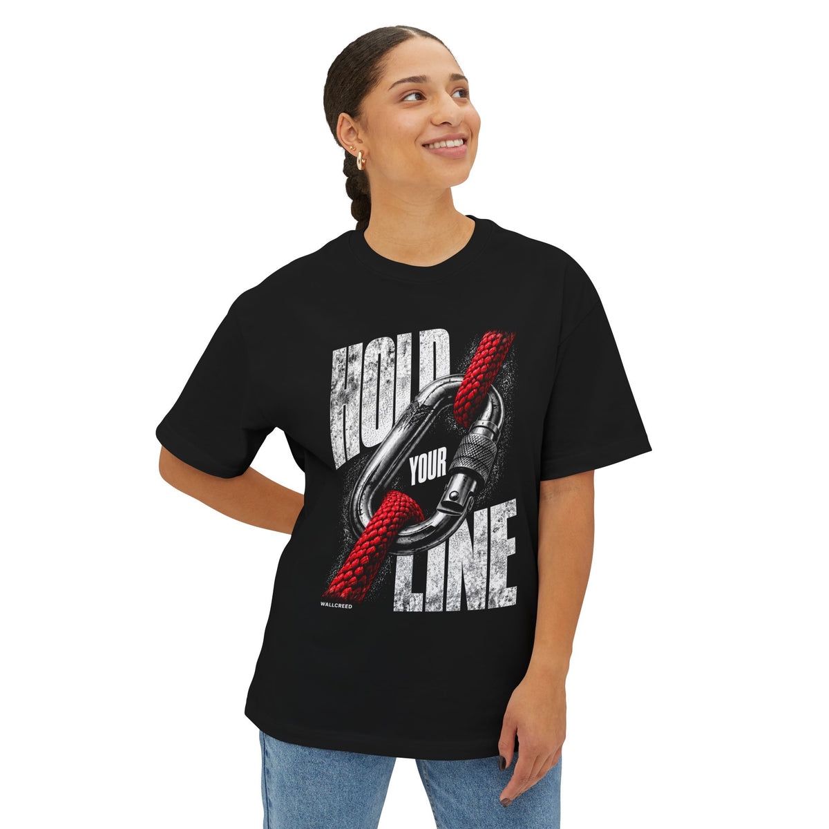 Hold Your Line | Heavyweight Tee (Front + Back)