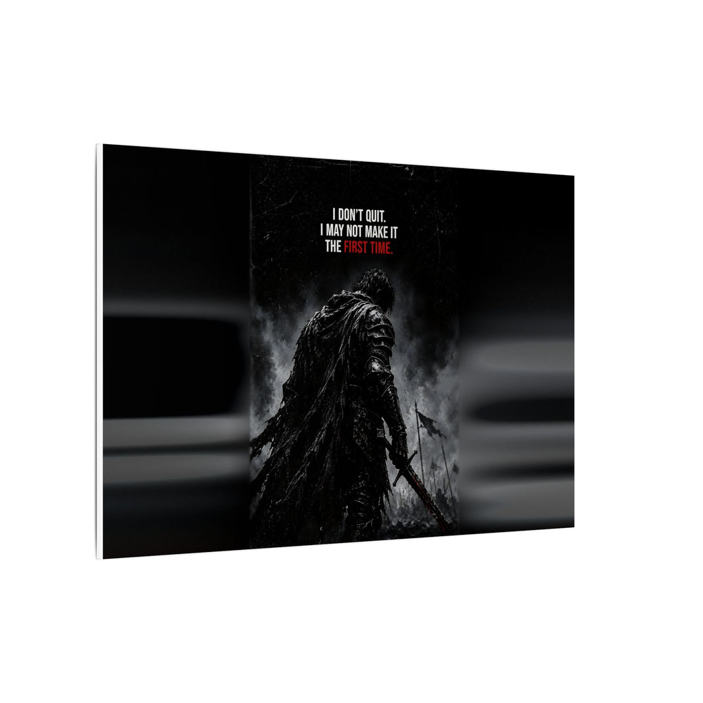 I Don't Quit - Motivational Wall Art | Canvas (Landscape)