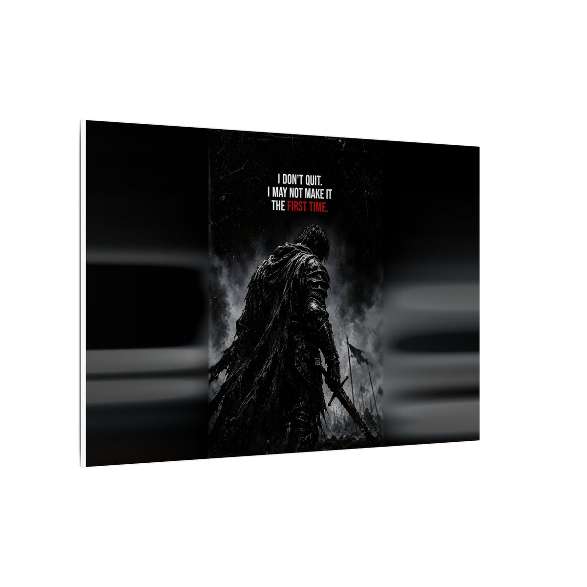 I Don't Quit - Motivational Wall Art | Canvas (Landscape)