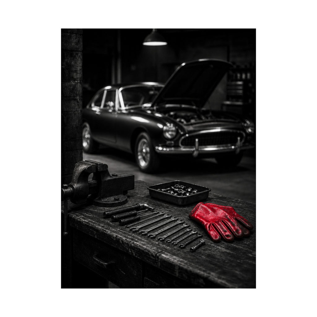 Built, Not Bought - Garage Wall Art | Matte Poster