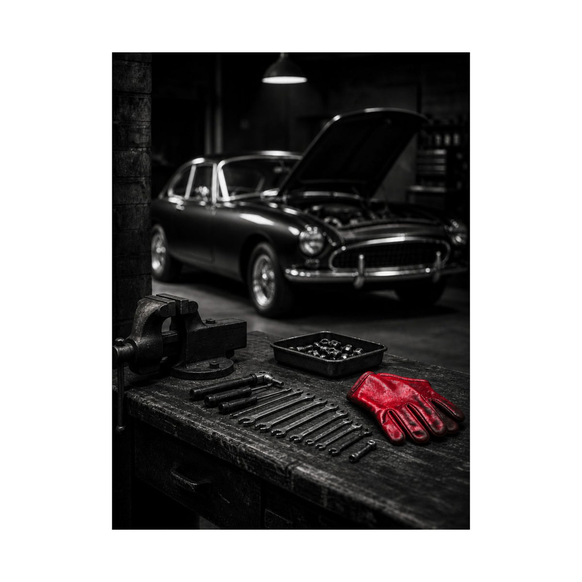 Built, Not Bought - Garage Wall Art | Matte Poster