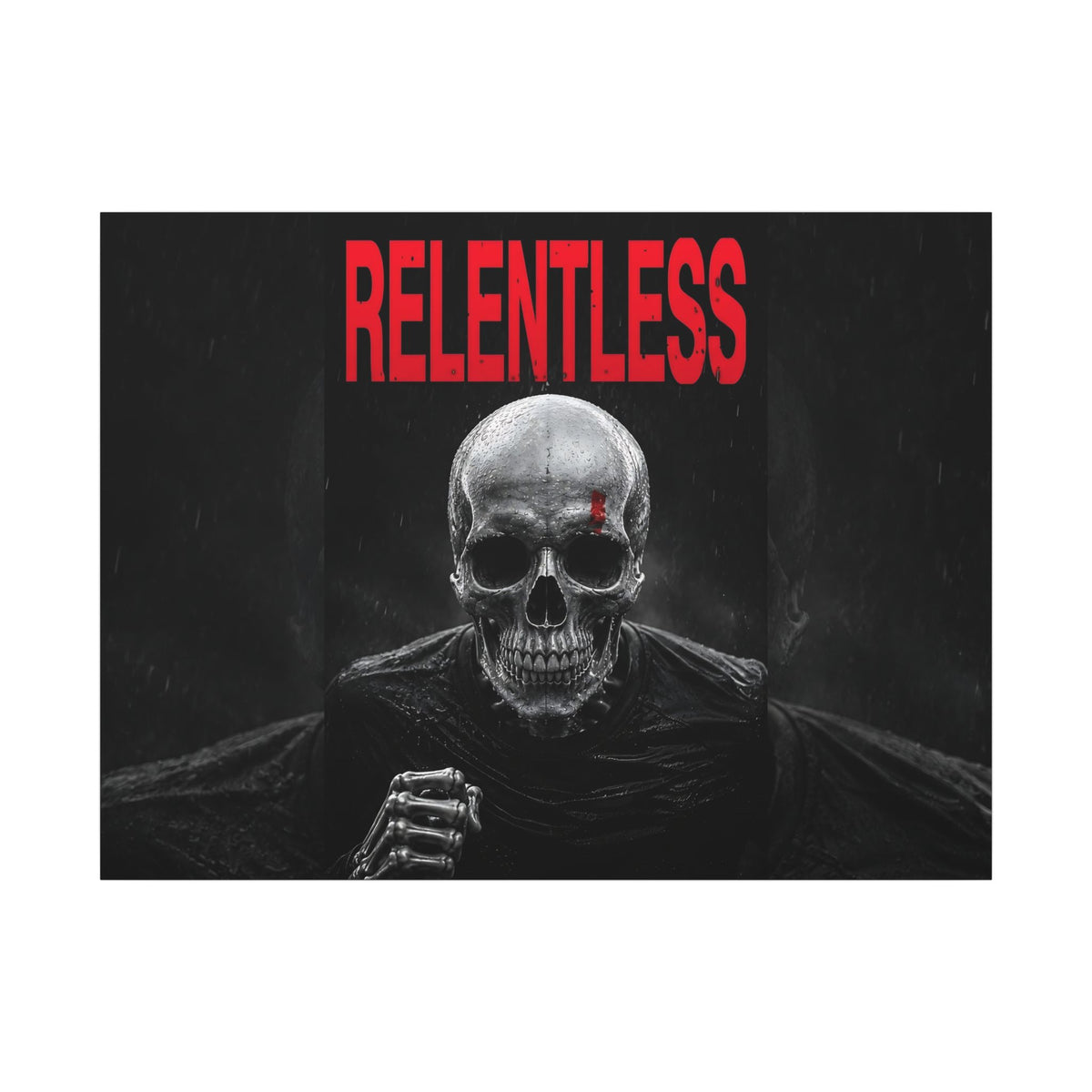 Relentless - Skull Wall Art | Canvas (Landscape)
