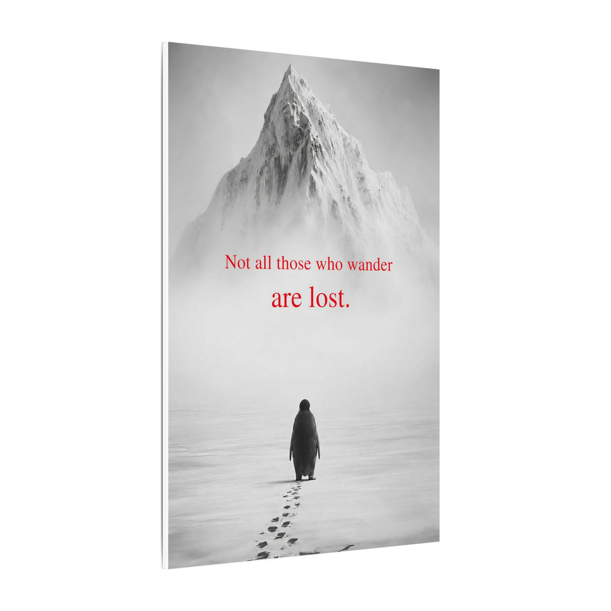 Not All Those Who Wander - Mountain Wall Art | Canvas