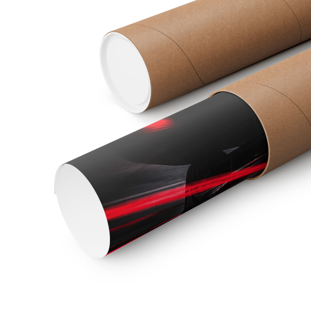 Redline Tunnel - Racing Wall Art | Matte Poster