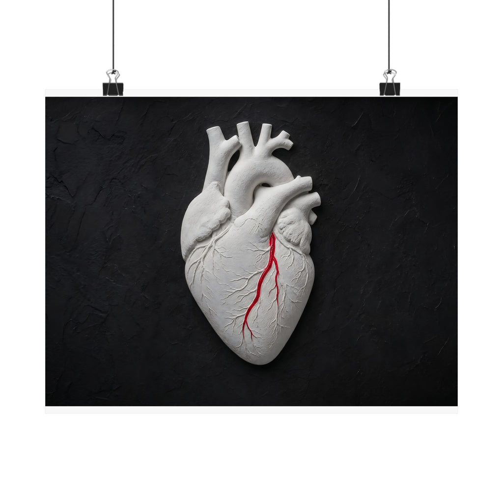 Coronary Path - Doctor's Office Wall Art | Matte Poster (Landscape)
