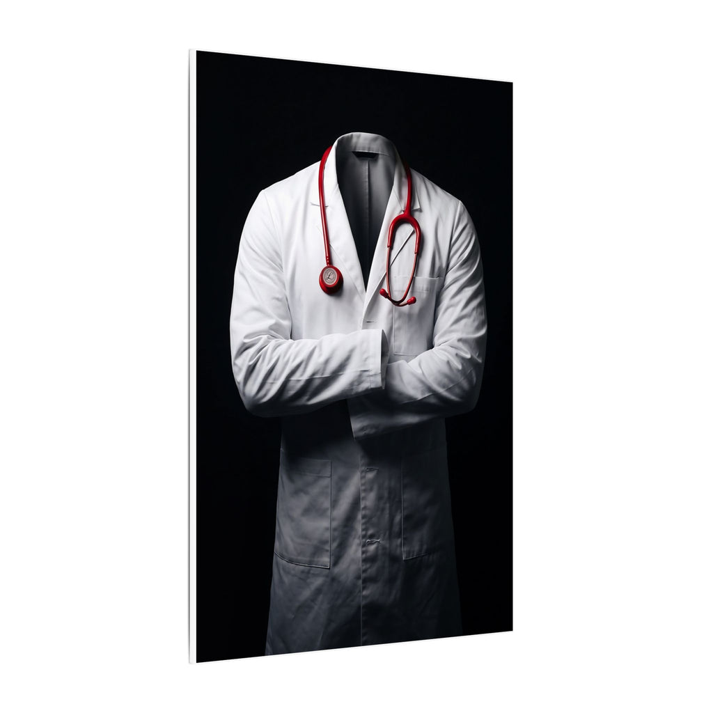 The White Coat - Doctor's Office Wall Art | Canvas