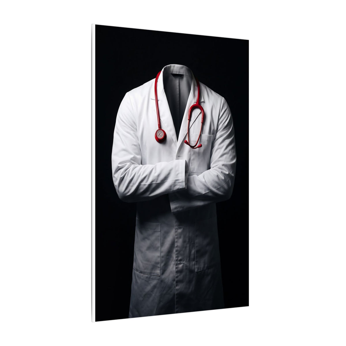 The White Coat - Doctor's Office Wall Art | Canvas