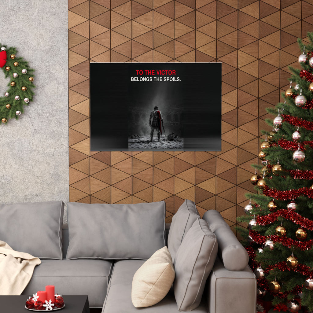 To the Victor - Gladiator Wall Art | Matte Poster (Landscape)