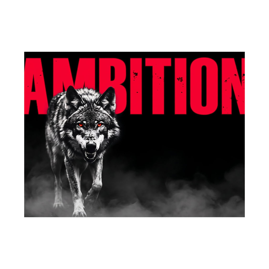 Ambition - Wolf Wall Art | Matte Poster (Landscape)