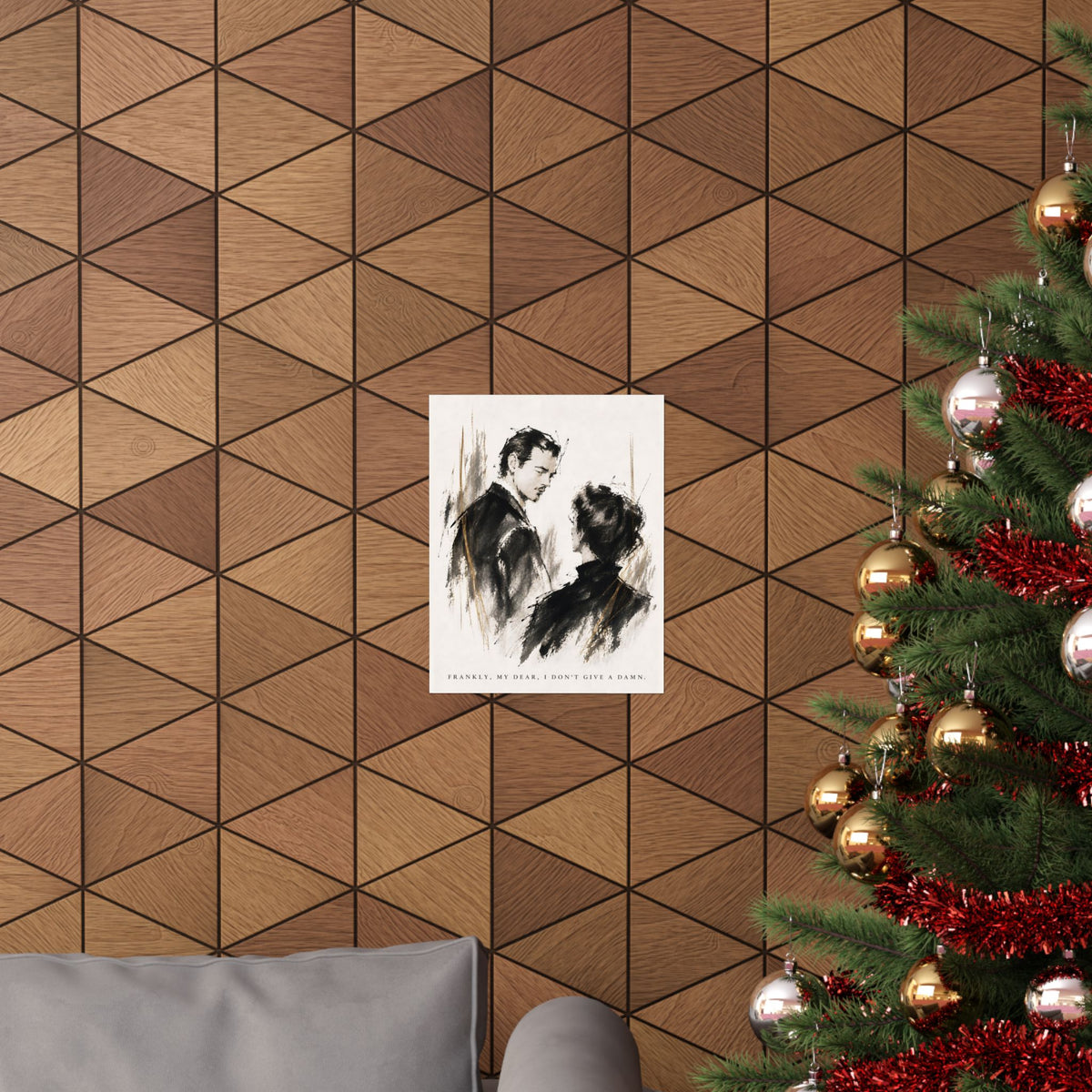 Frankly My Dear - Romantic Noir Wall Art | Matte Poster