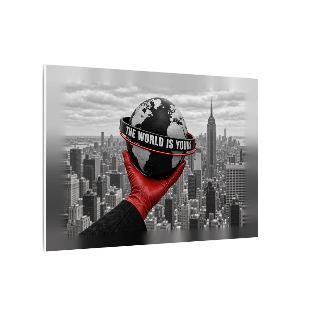 The World Is Yours - Money Wall Art | Canvas (Landscape)