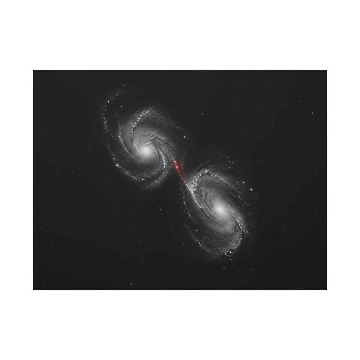 Collision Course - Space Wall Art | Canvas (Landscape)