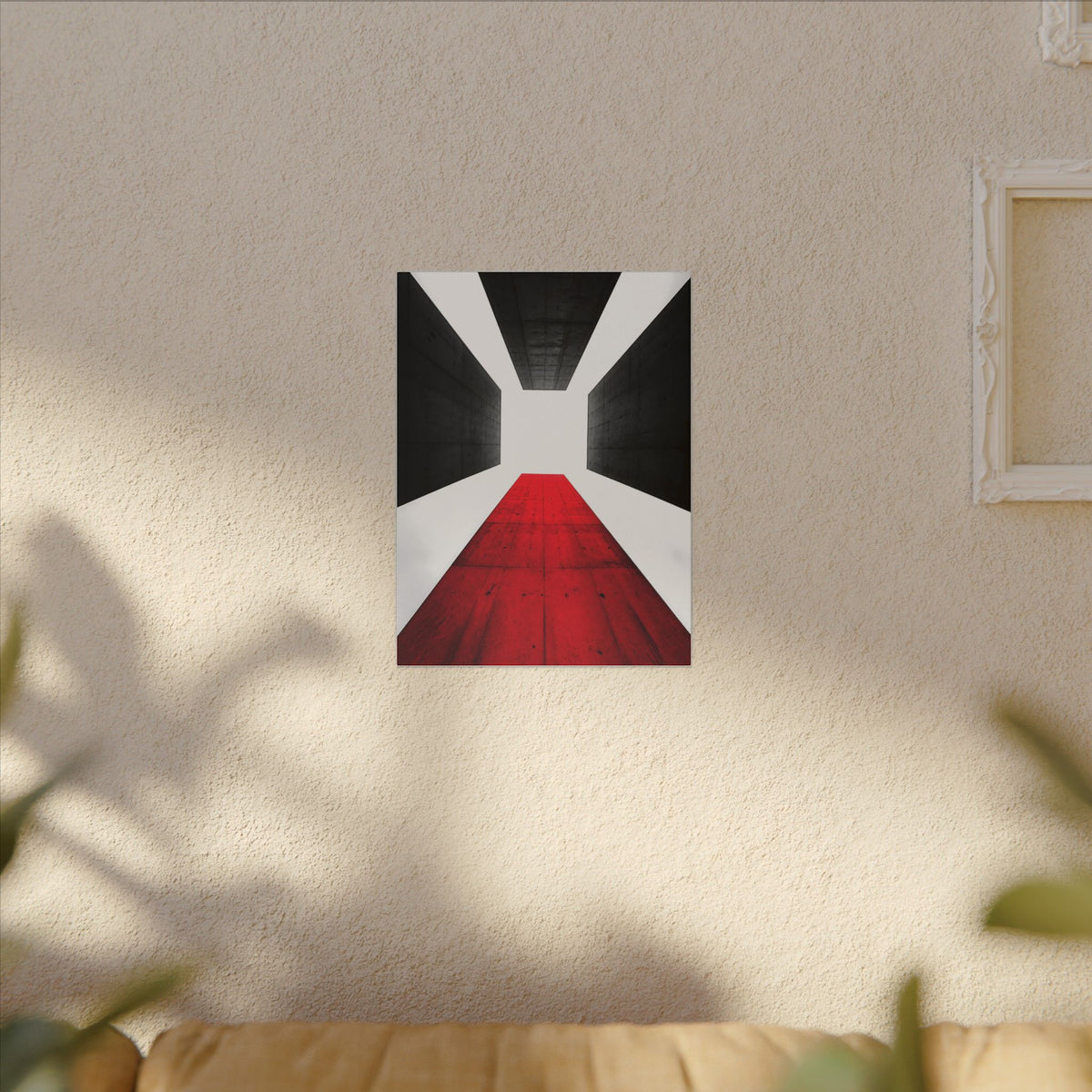 The Red Facade - Red Wall Decor | Canvas