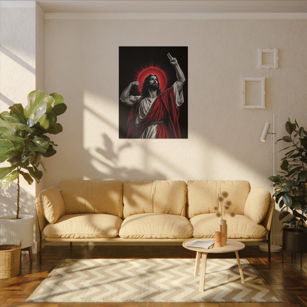 Faith and Iron - Gym Wall Art | Canvas