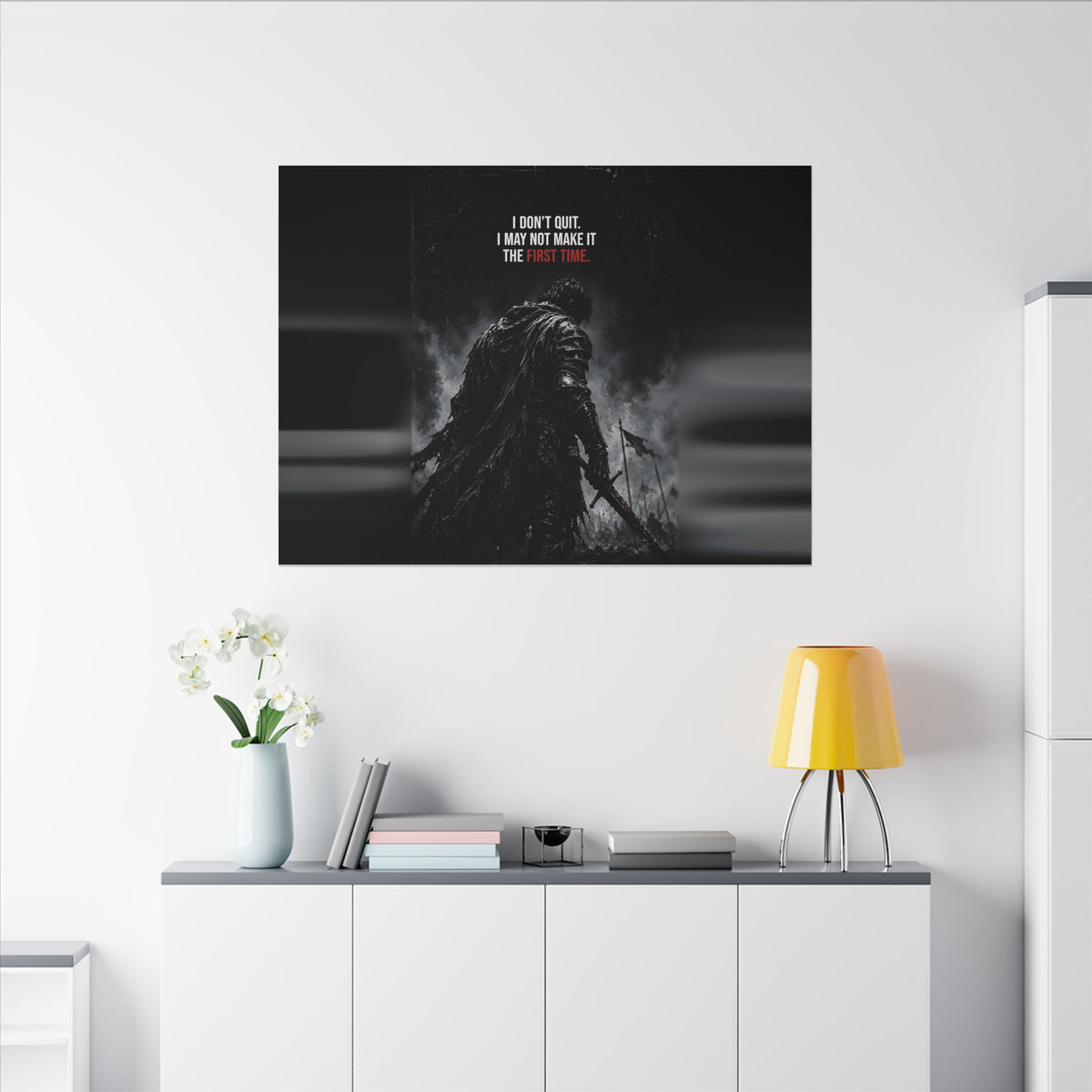 I Don't Quit - Motivational Wall Art | Canvas (Landscape)