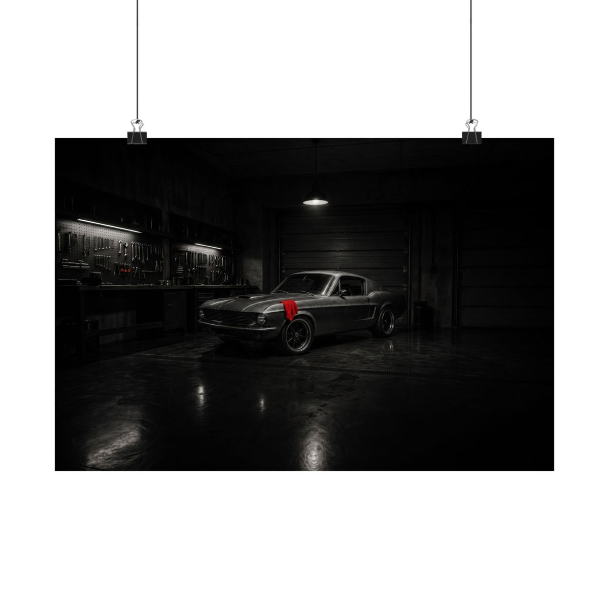 Private Sanctuary - Garage Wall Art | Matte Poster (Landscape)