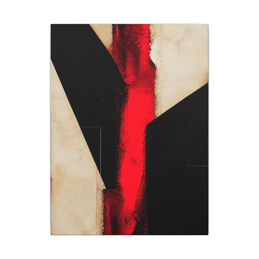 Controlled Fire - Red Wall Decor | Canvas