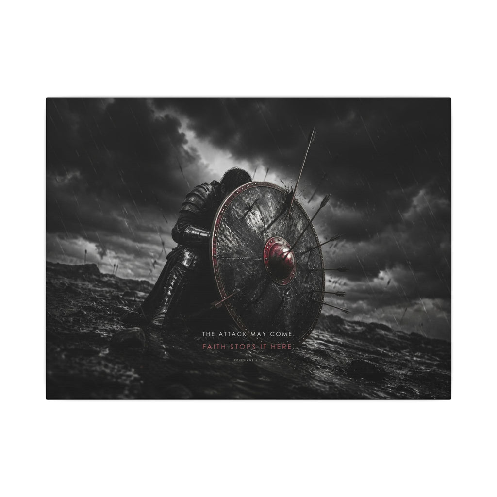 Shield of Faith - Armor of God Wall Art | Canvas (Landscape)
