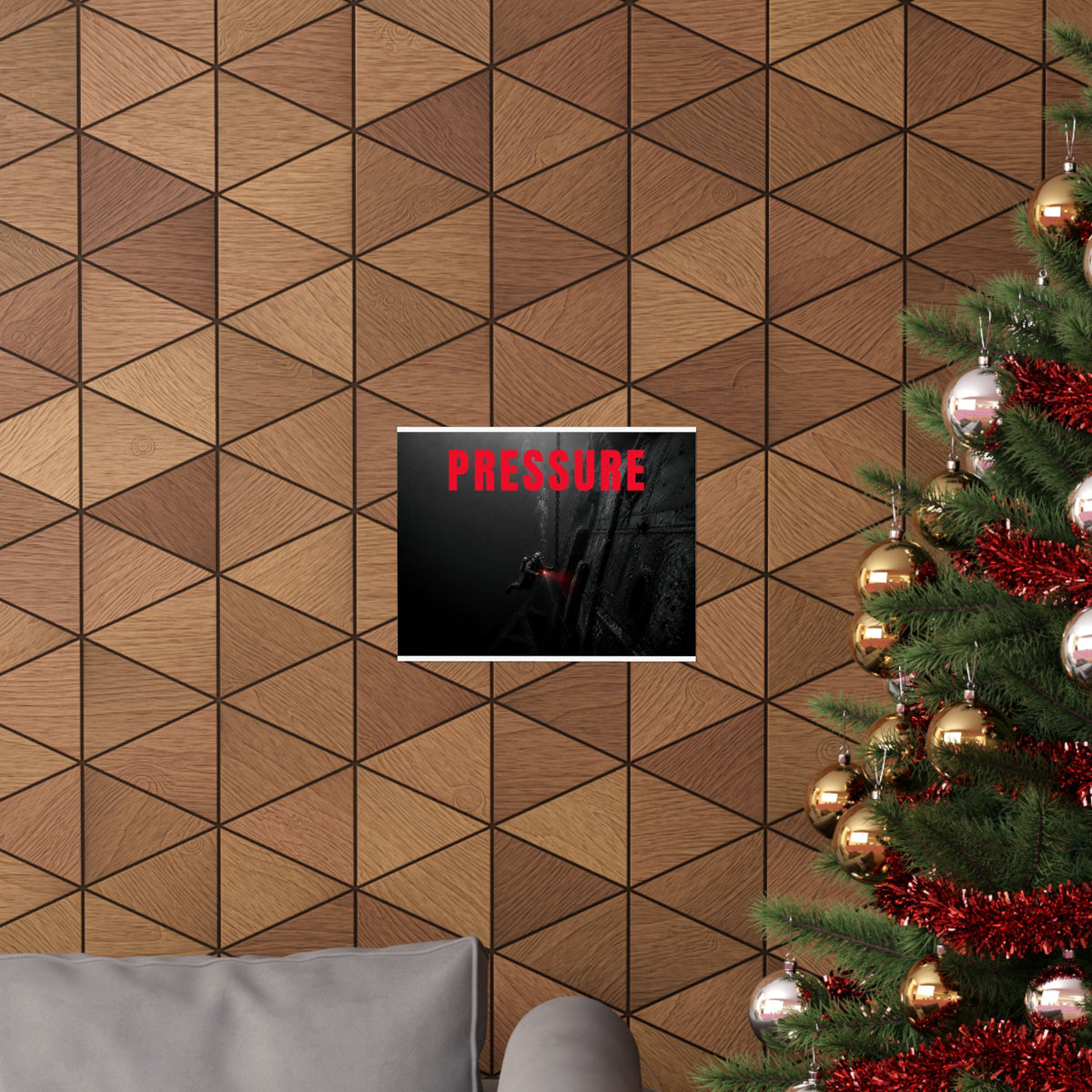 Control the Pressure - Gym Wall Art | Matte Poster (Landscape)