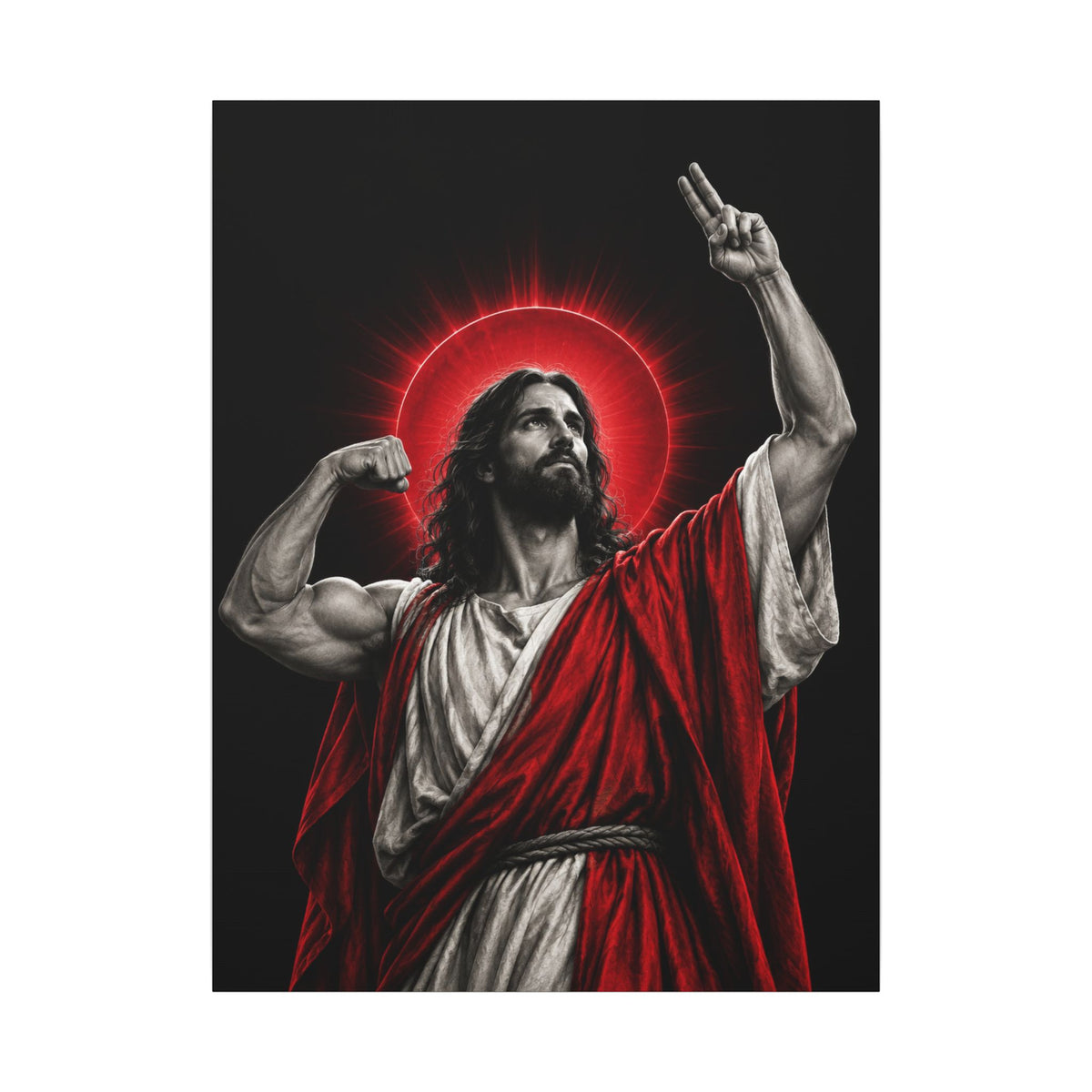 Faith and Iron - Gym Wall Art | Canvas