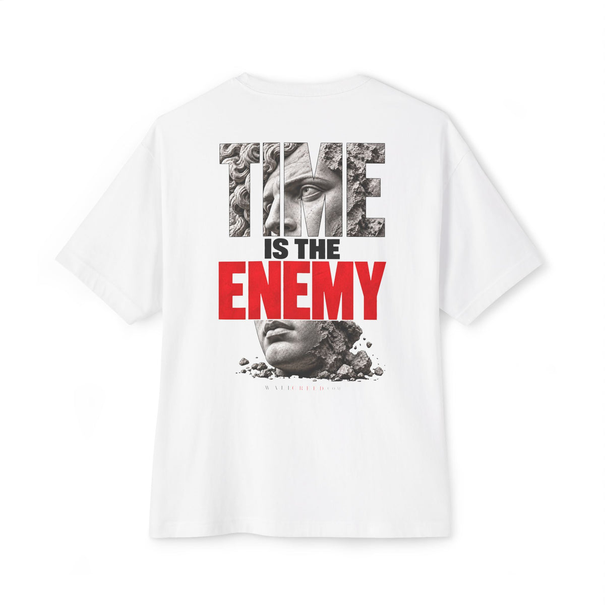 Time Is the Enemy | Heavyweight Tee (Front + Back)