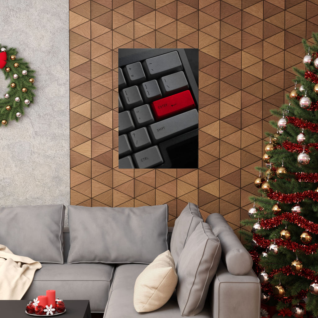 Press Enter - Office Artwork | Matte Poster