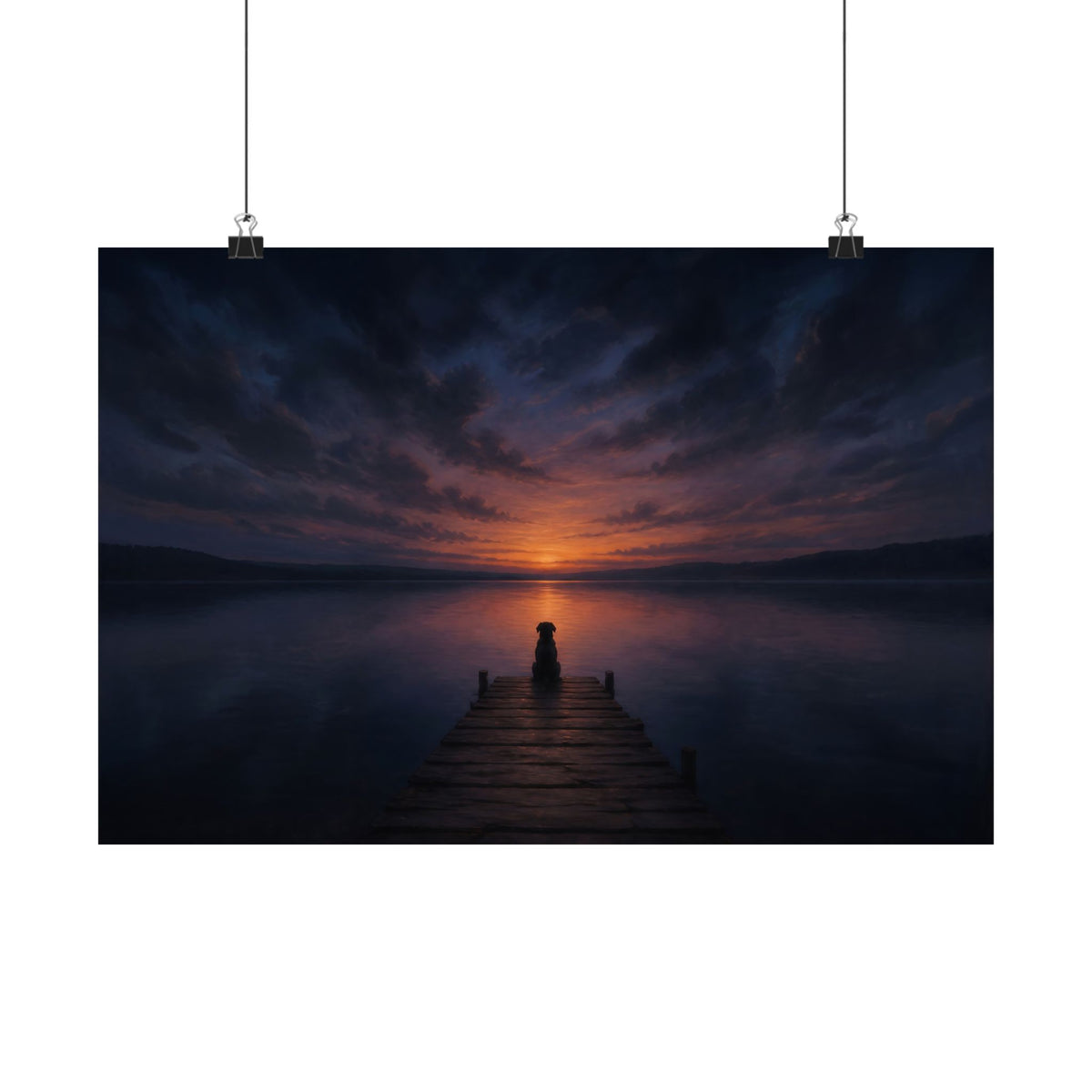 The Wait - Bedroom Wall Art | Matte Poster (Landscape)
