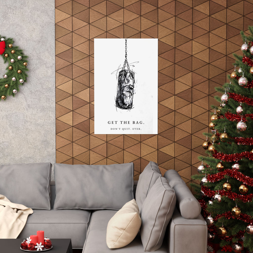Get the Bag - Boxing Wall Art | Matte Poster