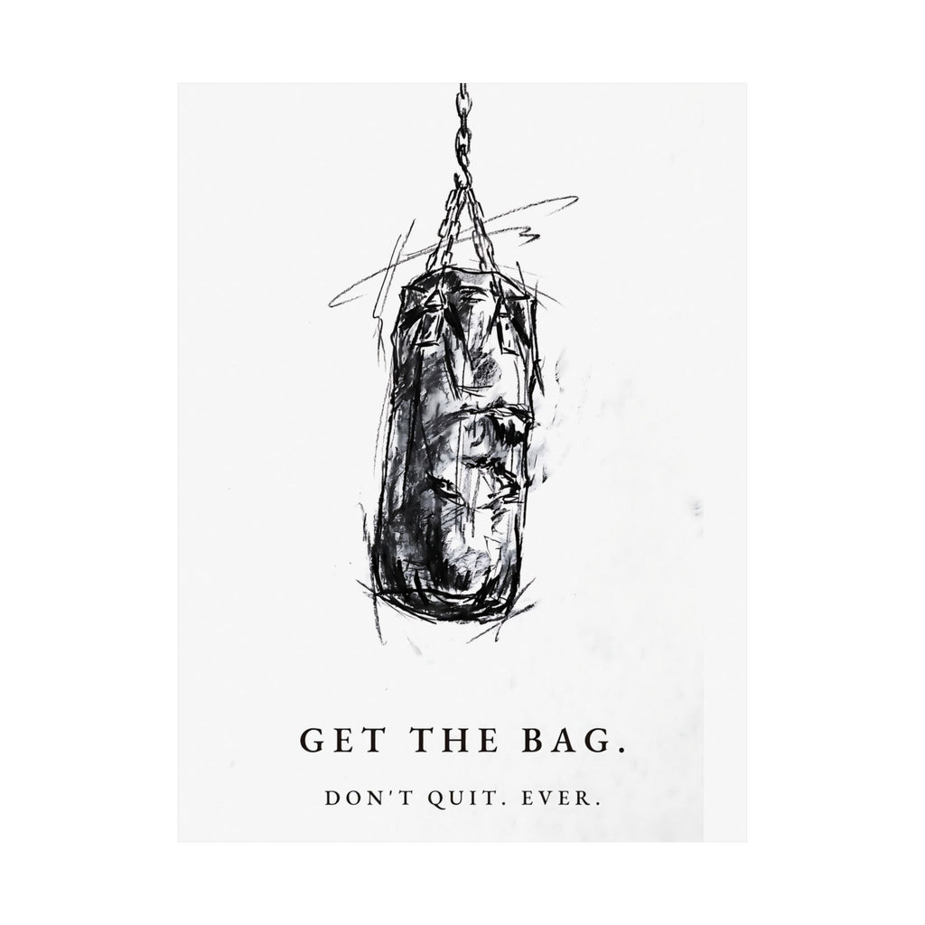 Get the Bag - Boxing Wall Art | Matte Poster