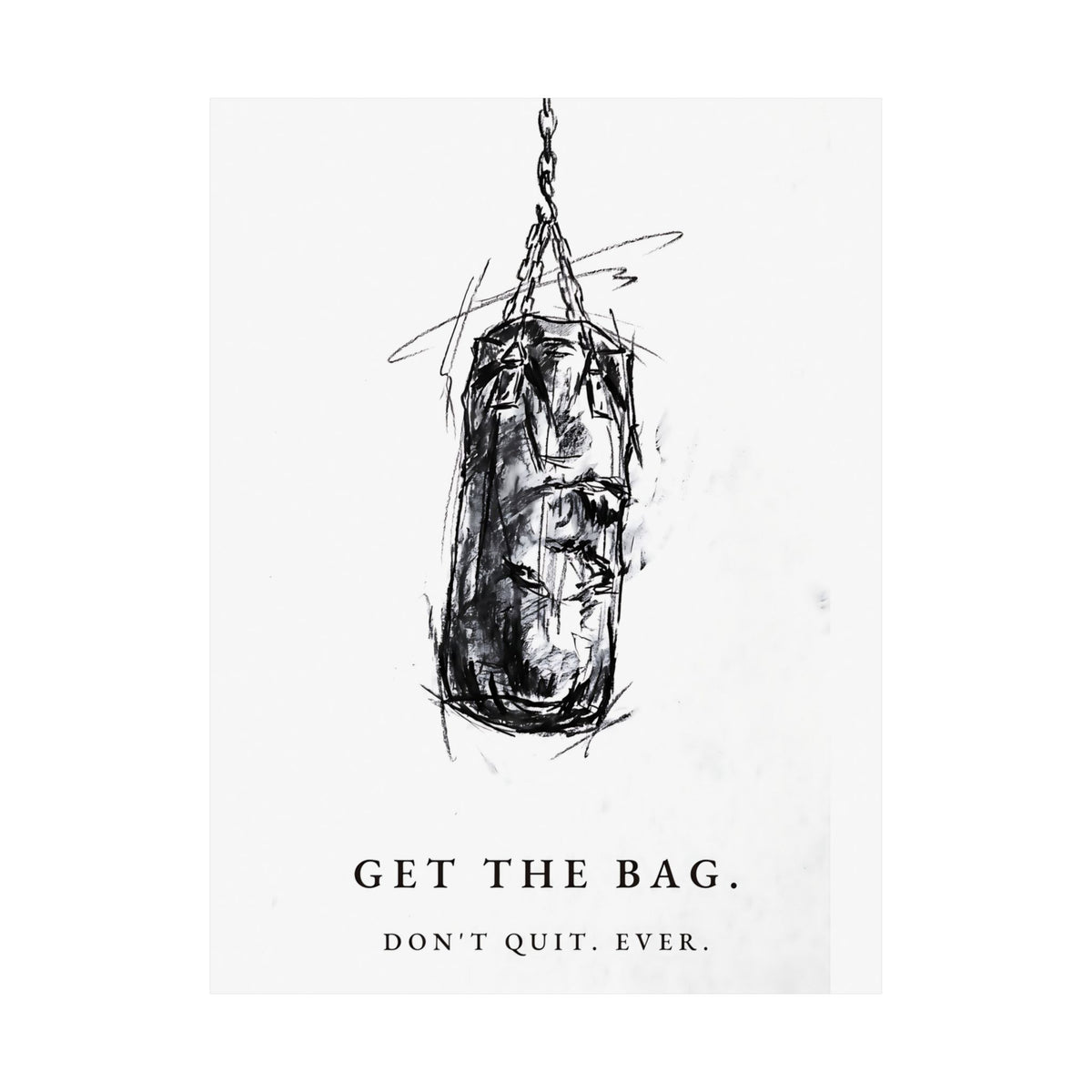 Get the Bag - Boxing Wall Art | Matte Poster