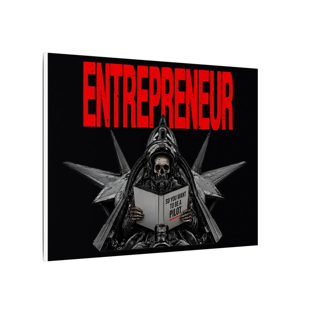 Entrepreneur - Skeleton Wall Art | Canvas (Landscape)